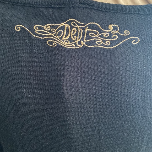 Beautiful Vintage Top by Depi with Gold Sequence Detail - Picture 6 of 7